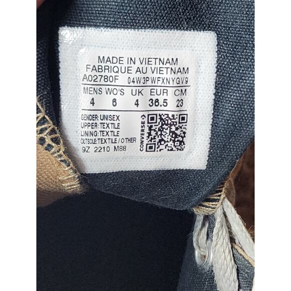 Converse Chuck Taylor All Star Mens 4 Womens 6 23 cm High Top Sneakers Canvas - Picture 3 of 16